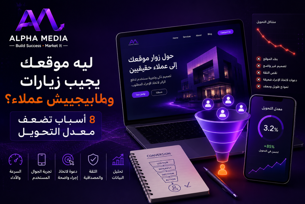 تحسين معدل التحويل للمواقع وتحويل الزوار إلى عملاء